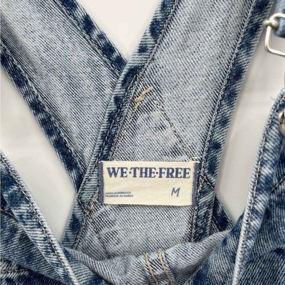 Free People Blue Denim Jeans Overalls - Picture 7 of 16